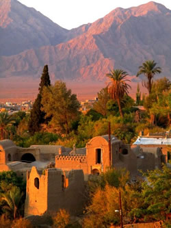 Iran desert village